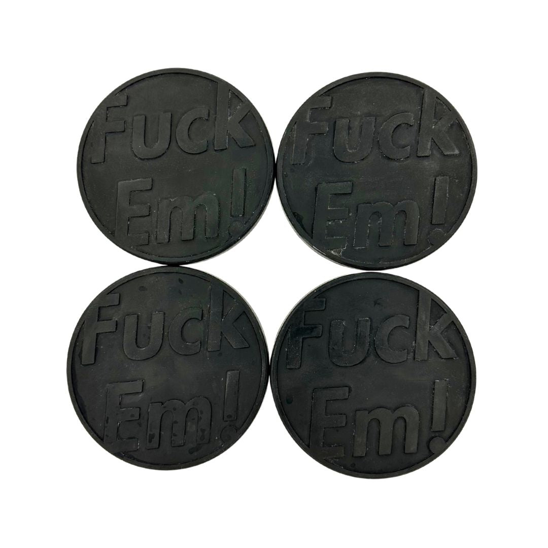 Supreme F**k Em Coasters Set of 3 Authentic Box Logo | eBay